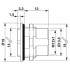 Крепежный резьбовой элемент корпуса - SACC-BP-F-M12/M15-6-THR PW - 1420827