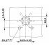 Встраиваемые разъемы - SACC-CI-M12FSM-5PE-L180 THR T - 1420823