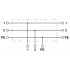 Т-распределитель - QPD T 2PE1,5 3X8-13 BK - 1414714