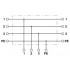 Т-распределитель - QPD T 3PE1,5 3X8-13 BK - 1414710