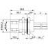 Встраиваемые разъемы - SACC-DSI-M12MSM-5PE-M16XL/0,2 - 1415302