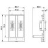 Передняя панель - VS-SI-FP-2DSUB9-GC-BU/ST - 1657708