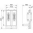 Передняя панель - VS-SI-FP-2DSUB15-GC-BU/ST - 1657737