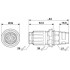 Кабельный соединитель - QPD CW4X2,5/1X9-14 GY - 1424035