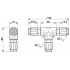 Т-распределитель - QPD T3PE2,5 3X6-10 BK - 1424045