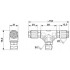 Т-распределитель - QPD T3PE2,5 2X6-10 BK - 1424047