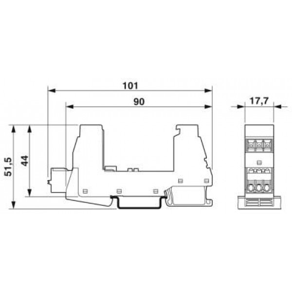 Plt 3. Устройство защиты от перенапряжений 3-PLT-sec-t3-230-fm. PLT-sec-t3-230-fm. PLT-sec-t3-p-UT/pt. PLT-sec-t3-230-fm-UT - 2907919.