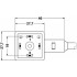 Кабель для датчика / исполнительного элемента - SAC-3P- 1,5-PUR/A-1L-S F - 1669916