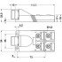Коробка датчика и исполнительного элемента - SACB-4/ 4-L-M23 180 - 1692679