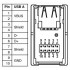 Гнездовая вставка USB - VS-04-BUA-FK-F/IP67 - 1653854