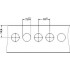 Проходная клемма - VDFK 4 GNYE - 0708836