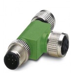 Т-распределитель - SAC-3P-M12T/2XM12 B PE - 1519723