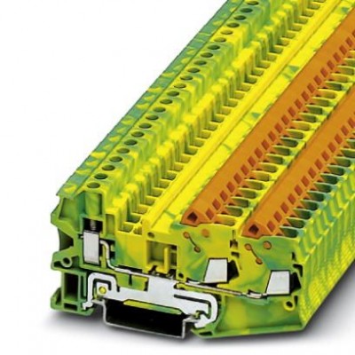 Клемма защитного провода - QTCU 2,5-TWIN-PE - 3050329