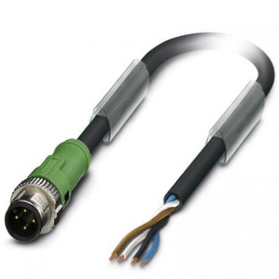 Кабель для датчика / исполнительного элемента - SAC-4P-MS/ 2,0-186 SCO - 1555606