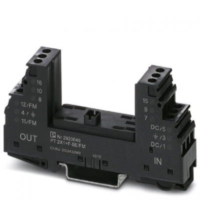 Базовый элемент для защиты от перенапряжений - PT 2X1+F-BE/FM - 2920049