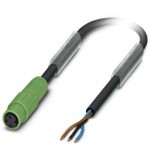 Кабель для датчика / исполнительного элемента - SAC-3P- 0,6-PUR/M 8SIFS - 1417703