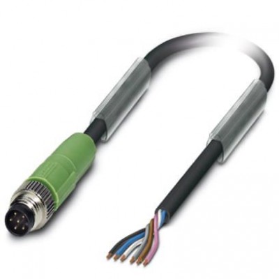 Кабель для датчика / исполнительного элемента - SAC-6P-M 8MS/10,0-PUR - 1522121