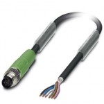 Кабель для датчика / исполнительного элемента - SAC-6P-M 8MS/ 5,0-PUR SH - 1522312