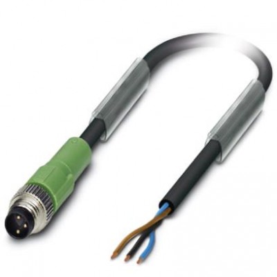 Кабель для датчика / исполнительного элемента - SAC-3P-M 8MS/3,0-PUR - 1681677