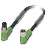 Кабель для датчика / исполнительного элемента - SAC-3P-M 8MR/ 0,3-PUR/M 8FR - 1682061