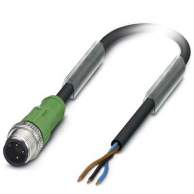 Кабель для датчика / исполнительного элемента - SAC-3P-M12MS/3,0-PUR - 1668027