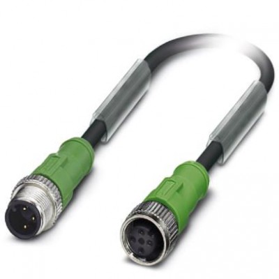 Кабель для датчика / исполнительного элемента - SAC-3P-M12MS/0,3-PUR/M12FS B - 1668315