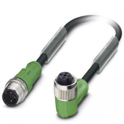 Кабель для датчика / исполнительного элемента - SAC-3P-M12MS/ 3,0-PUR/M12FR B - 1668425