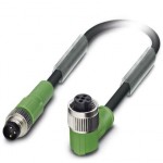 Кабель для датчика / исполнительного элемента - SAC-3P-M 8MS/0,3-PUR/M12FR - 1682346