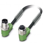Кабель для датчика / исполнительного элемента - SAC-3P-M12MR/0,3-PUR/M12FR B - 1668632
