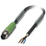 Кабель для датчика / исполнительного элемента - SAC-3P-M 8MS/ 1,5-PUR SH - 1521614