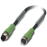 Кабель для датчика / исполнительного элемента - SAC-4P-M 8MS/0,3-PUR/M 8FS - 1682142