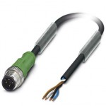 Кабель для датчика / исполнительного элемента - SAC-4P-M12MS/ 1,5-PUR - 1668043