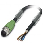 Кабель для датчика / исполнительного элемента - SAC-4P-M12MS/ 1,5-PUR SH - 1682715