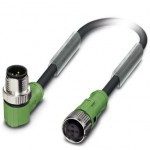 Кабель для датчика / исполнительного элемента - SAC-5P-MR/ 0,6-PUR/FS SCO - 1519095