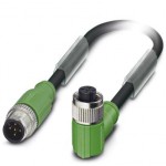 Кабель для датчика / исполнительного элемента - SAC-5P-M12MS/ 0,3-PUR/M12FR SH - 1501003