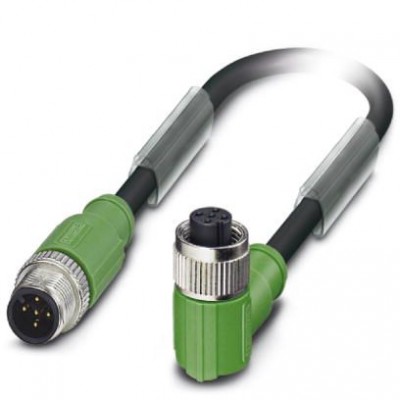 Кабель для датчика / исполнительного элемента - SAC-5P-M12MS/ 1,5-PUR/M12FR SH - 1501045