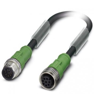 Кабель для датчика / исполнительного элемента - SAC-8P-M12MS/ 1,5-PUR/M12FS - 1522697