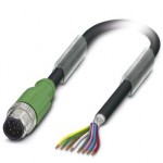 Кабель для датчика / исполнительного элемента - SAC-8P-M12MS/ 1,5-PUR SH - 1522778