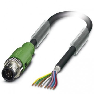 Кабель для датчика / исполнительного элемента - SAC-8P-MS/ 3,0-PUR SH SCO - 1556773