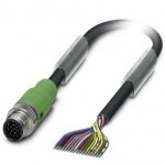 Кабель для датчика / исполнительного элемента - SAC-17P-MS/ 1,5-PUR SCO - 1430695