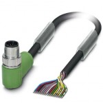 Кабель для датчика / исполнительного элемента - SAC-17P-MR/ 1,5-PUR SCO - 1430734