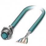 Сетевой кабель - VS-M12FSBP-OE-94B-LI/5,0 - 1407877
