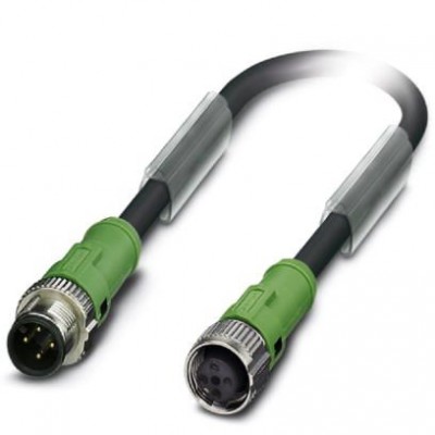 Кабель для датчика / исполнительного элемента - SAC-4P-MS/ 5,0-186/FS SCO - 1555729
