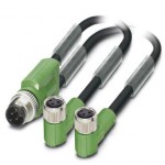 Кабель для датчика / исполнительного элемента - SAC-3P-M12Y/2X0,3-PUR/M 8FR - 1671373