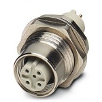 Встраиваемые разъемы - SACC-DSIV-M12FSB-5CON-L180-SI - 1528196