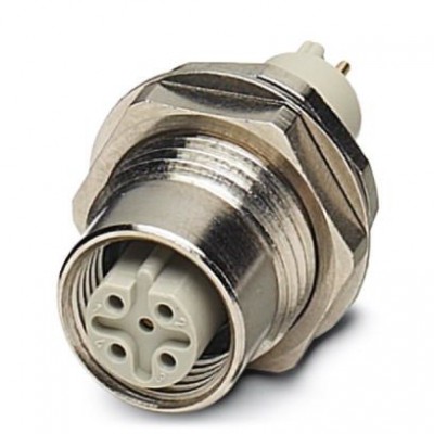 Встраиваемые разъемы - SACC-DSIV-M12FSB-5CON-L180-SI - 1528196