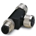 Т-распределитель - SAC-4P-M12T/2XM12 CCL - 1559783