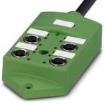 Коробка датчика и исполнительного элемента - SACB-4/ 4-L- 5,0PUR SCO - 1517084