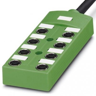 Коробка датчика и исполнительного элемента - SACB-8/ 8-10,0PUR SCO - 1517055