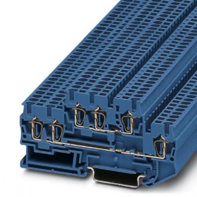 Двухъярусная пружинная клемма - STTB 2,5-TWIN BU - 3038529